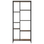 vidaXL Bibliotecă, 80x30x180 cm, oțel și lemn prelucrat vidaXL Bibliotecă, 80x30x180 cm, oțel și lemn prelucrat