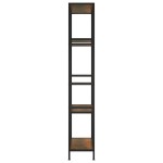 vidaXL Bibliotecă, 80x30x180 cm, oțel și lemn prelucrat vidaXL Bibliotecă, 80x30x180 cm, oțel și lemn prelucrat