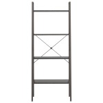 vidaXL Raft vertical cu 4 niveluri, negru, 56x35x140 cm vidaXL Raft vertical cu 4 niveluri, negru, 56x35x140 cm