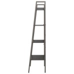 vidaXL Raft vertical cu 4 niveluri, negru, 56x35x140 cm vidaXL Raft vertical cu 4 niveluri, negru, 56x35x140 cm