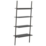 vidaXL Raft înclinat, cu 4 niveluri, negru, 64x34x150,5 cm vidaXL Raft înclinat, cu 4 niveluri, negru, 64x34x150,5 cm