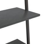 vidaXL Raft înclinat, cu 5 niveluri, negru, 64x34x185,5 cm vidaXL Raft înclinat, cu 5 niveluri, negru, 64x34x185,5 cm