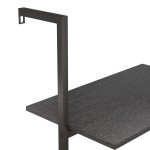 vidaXL Raft înclinat, cu 5 niveluri, negru, 64x35x185 cm vidaXL Raft înclinat, cu 5 niveluri, negru, 64x35x185 cm
