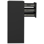 vidaXL Dulap de birou, antracit, 90x40x102 cm, oțel