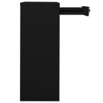 vidaXL Dulap de birou, negru, 90x40x102 cm, oțel