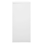 vidaXL Dulap cu ușă glisantă, gri, 90x40x90 cm, oțel