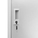 vidaXL Dulap de vestiar, gri deschis, 90x45x92,5 cm, oțel