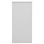 vidaXL Dulap vestiar, gri deschis și albastru, 90x45x92,5 cm, oțel