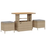 vidaXL Set de canapele pentru grădină 10 pcs Beige și gri deschis vidaXL Set de canapele pentru grădină 10 pcs Beige și gri deschis