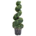 vidaXL Plantă artificială de cimișir cu ghiveci, verde, 100cm, spirală vidaXL Plantă artificială de cimișir cu ghiveci, verde, 100cm, spirală