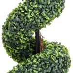 vidaXL Plantă artificială de cimișir cu ghiveci, verde, 100cm, spirală vidaXL Plantă artificială de cimișir cu ghiveci, verde, 100cm, spirală