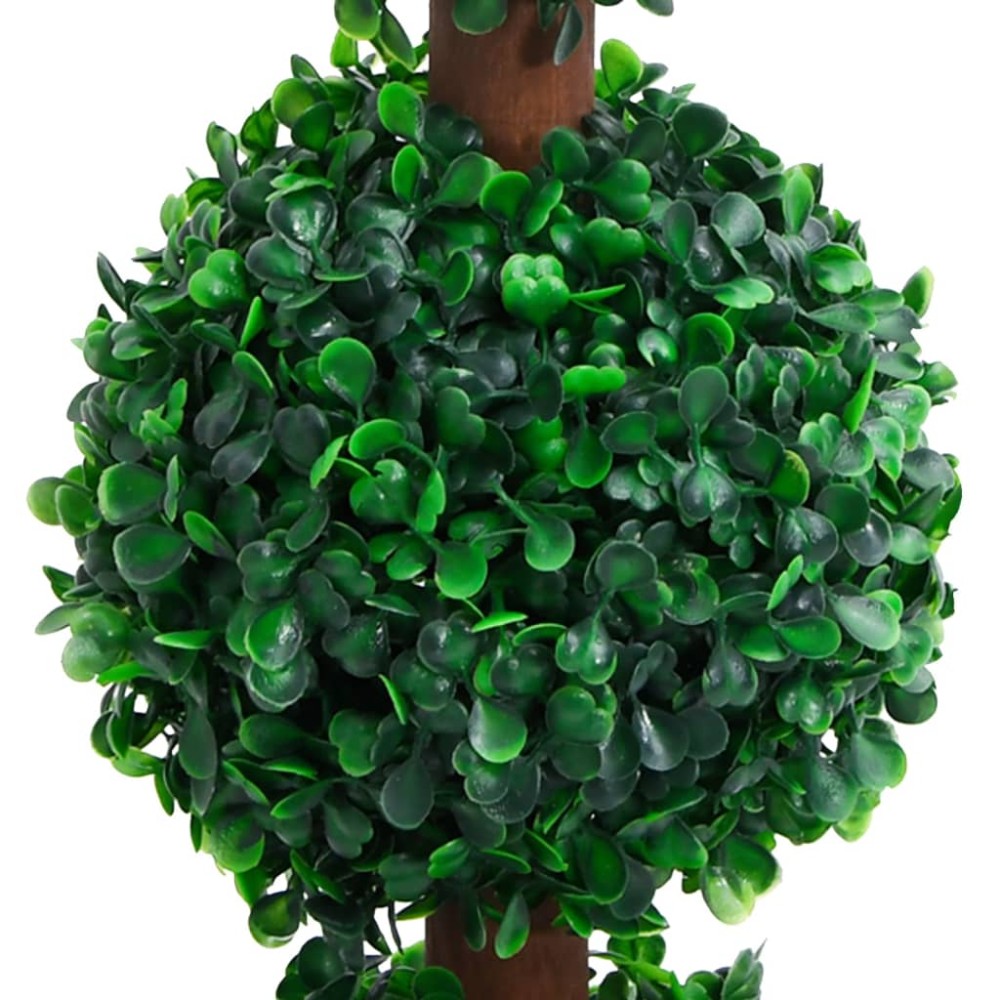 vidaXL Plantă artificială cimișir cu ghiveci, verde, 90cm, formă minge