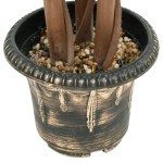 vidaXL Plantă artificială cimișir cu ghiveci verde 119cm formă minge