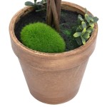 vidaXL Plante artificiale cimișir cu ghiveci, 2 buc. verde 41 cm minge vidaXL Plante artificiale cimișir cu ghiveci, 2 buc. verde 41 cm minge