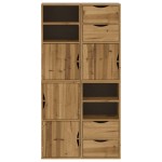 vidaXL Dulapuri laterale 4 buc "ODDA" 40x24x79 cm lemn masiv de pin