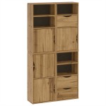 vidaXL Dulapuri laterale 4 buc "ODDA" 40x24x79 cm lemn masiv de pin