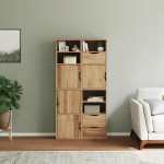 vidaXL Dulapuri laterale 4 buc "ODDA" 40x24x79 cm lemn masiv de pin