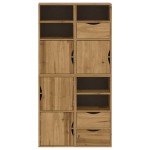 vidaXL Dulapuri laterale 4 buc "ODDA" 40x24x79 cm lemn masiv de pin