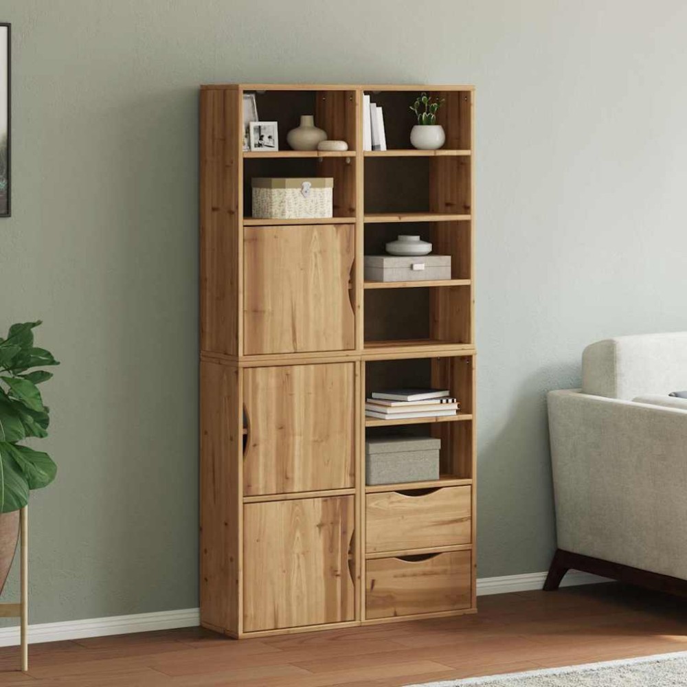 vidaXL Dulapuri laterale 4 buc "ODDA" 40x24x79 cm lemn masiv de pin