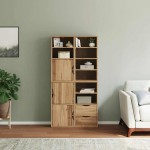 vidaXL Dulapuri laterale 4 buc "ODDA" 40x24x79 cm lemn masiv de pin