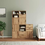 vidaXL Dulapuri laterale 5 buc "ODDA" 40x24x79 cm lemn masiv de pin