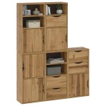 vidaXL Dulapuri laterale 5 buc "ODDA" 40x24x79 cm lemn masiv de pin