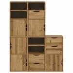 vidaXL Dulapuri laterale 5 buc "ODDA" 40x24x79 cm lemn masiv de pin
