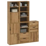 vidaXL Dulapuri laterale 5 buc "ODDA" 40x24x79 cm lemn masiv de pin