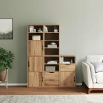 vidaXL Dulapuri laterale 5 buc "ODDA" 40x24x79 cm lemn masiv de pin