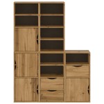 vidaXL Dulapuri laterale 5 buc "ODDA" 40x24x79 cm lemn masiv de pin
