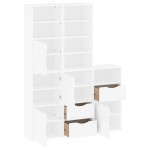 vidaXL Dulapuri laterale 5 buc ODDA alb 40x24x79 cm lemn masiv de pin
