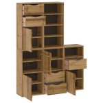 vidaXL Dulapuri laterale 5 buc "ODDA" 40x24x79 cm lemn masiv de pin