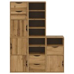 vidaXL Dulapuri laterale 5 buc "ODDA" 40x24x79 cm lemn masiv de pin
