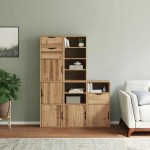 vidaXL Dulapuri laterale 5 buc "ODDA" 40x24x79 cm lemn masiv de pin