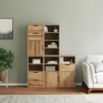 vidaXL Dulapuri laterale 5 buc "ODDA" 40x24x79 cm lemn masiv de pin