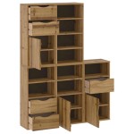 vidaXL Dulapuri laterale 5 buc "ODDA" 40x24x79 cm lemn masiv de pin