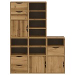 vidaXL Dulapuri laterale 5 buc "ODDA" 40x24x79 cm lemn masiv de pin