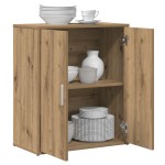 vidaXL Bufet 2 pcs stejar artizanal 60 x 31 x 70 cm Lemn compozit vidaXL Bufet 2 pcs stejar artizanal 60 x 31 x 70 cm Lemn compozit