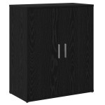 vidaXL Bufet cu raft 2 pcs Stejar negru 60 x 31 x 70 cm Lemn compozit vidaXL Bufet cu raft 2 pcs Stejar negru 60 x 31 x 70 cm Lemn compozit