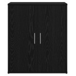 vidaXL Bufet cu raft 2 pcs Stejar negru 60 x 31 x 70 cm Lemn compozit vidaXL Bufet cu raft 2 pcs Stejar negru 60 x 31 x 70 cm Lemn compozit