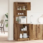 vidaXL Dulap de bucătărie Lemn vechi 60 x 50 x 180 cm Lemn compozit vidaXL Dulap de bucătărie Lemn vechi 60 x 50 x 180 cm Lemn compozit