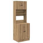 vidaXL Dulap de bucătărie cu raft stejar artizanal 60 x 50 x 180 cm vidaXL Dulap de bucătărie cu raft stejar artizanal 60 x 50 x 180 cm
