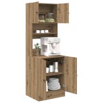 vidaXL Dulap de bucătărie cu raft stejar artizanal 60 x 50 x 180 cm vidaXL Dulap de bucătărie cu raft stejar artizanal 60 x 50 x 180 cm