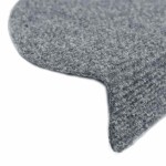 vidaXL Covorașe autoadezive pentru scări, 20 buc., 65x21x4 cm, gri deschis, semirotunde, mari vidaXL Covorașe autoadezive pentru scări, 20 buc., 65x21x4 cm, gri deschis, semirotunde, mari