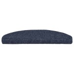 vidaXL Covorașe autoadezive pentru scări, 20 buc., 65x21x4 cm, albastru, semirotunde, mari