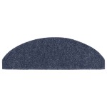 vidaXL Covorașe autoadezive pentru scări, 20 buc., 65x21x4 cm, albastru, semirotunde, mari