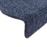 vidaXL Covorașe autoadezive pentru scări, 20 buc., 65x21x4 cm, albastru, semirotunde, mari