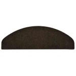 vidaXL Covorașe autoadezive pentru scări, 20 buc., 65x21x4 cm, maro închis, semirotunde, mari vidaXL Covorașe autoadezive pentru scări, 20 buc., 65x21x4 cm, maro închis, semirotunde, mari