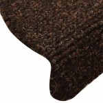 vidaXL Covorașe autoadezive pentru scări, 20 buc., 65x21x4 cm, maro, semirotunde, mari vidaXL Covorașe autoadezive pentru scări, 20 buc., 65x21x4 cm, maro, semirotunde, mari