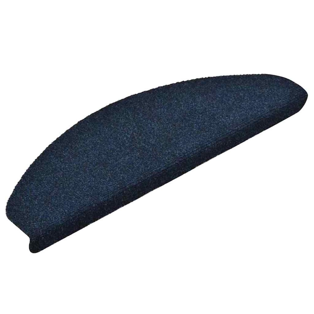 vidaXL Covorașe autoadezive pentru scări, 20 buc., 65x21x4 cm, bleumarin, semirotunde, mari